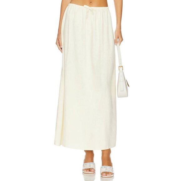 WEWOREWHAT Long skirt in Antique White Size Small - Picture 1 of 9